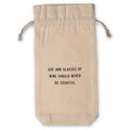 Age and Glasses of Wine Bag