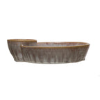 Stoneware Serving Dish with Sections, Cream