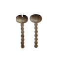 Salad Servers w/ Scalloped Handle, S/2