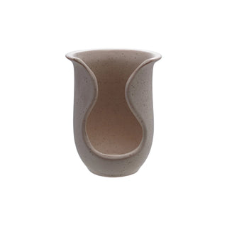Stoneware Spoon Holder, Reactive Glaze