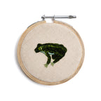 Frog Small Embroidery Hoop Collection - 4"