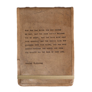 ***Large Apache Blessing Leather Journal - 7 x 9.75