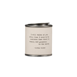 ^Shine Candle - I will think of you. - Arthur Golden