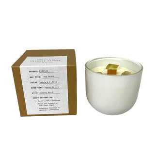 Citrine Crystal Candle 11oz