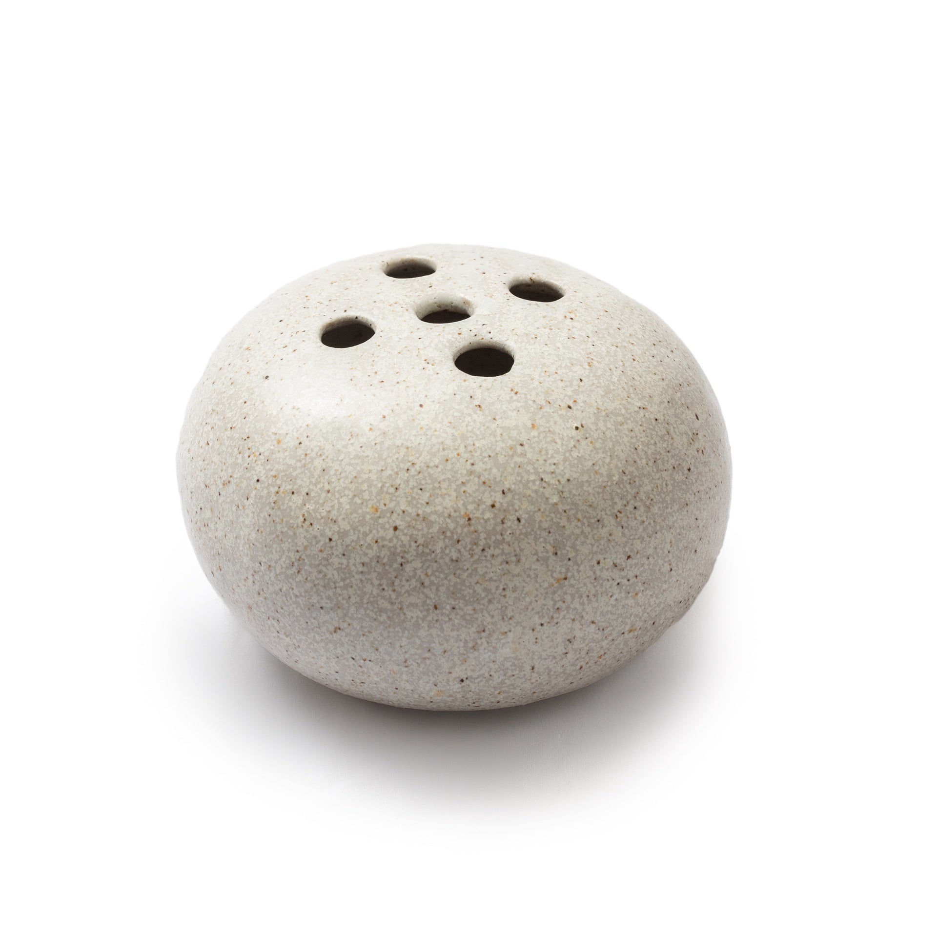 ***Speckled Ceramic Frog Vase