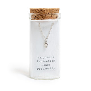 Message in a Bottle Collection - Necklace - Hamsa