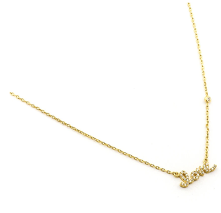 Love Pendant Necklace - Gold