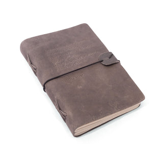 Daniel Saint Artisan Leather Journal - 5.75 x 8.75 Charcoal