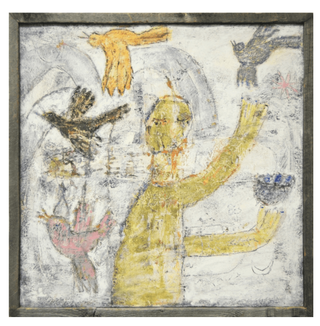 Man Juggling Birds - Art Print