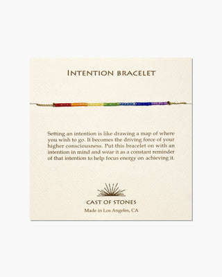 Intention Bracelet - Chakra Rainbow