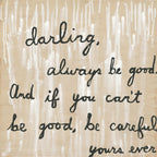 Be Good