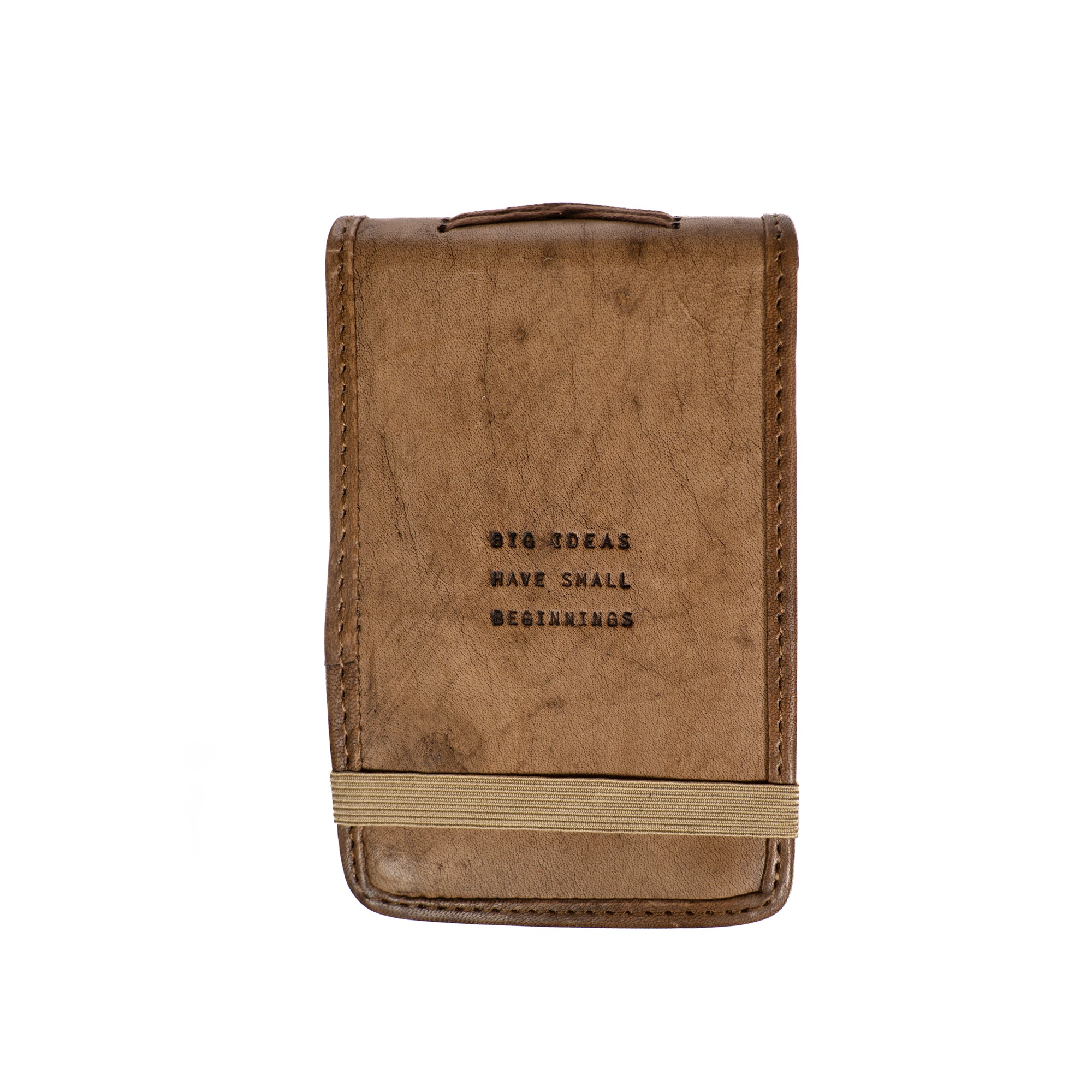 Mini Big Ideas Leather Journal-Maple