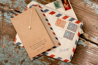 Air Mail Charm Collection - Necklace - Peace Sign