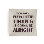 Bob Said Small Square Decoupage Plate