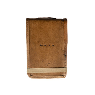 Mini Bucket List Leather Journal - 4"x6"