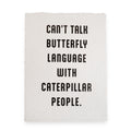 Butterfly Language Handmade Paper Print- 12"x16"