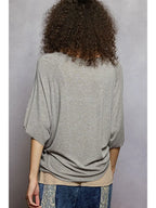 Vintage Washed Relaxed Fit Jersey Top