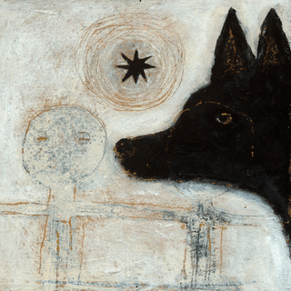 Dog Head - Art Print