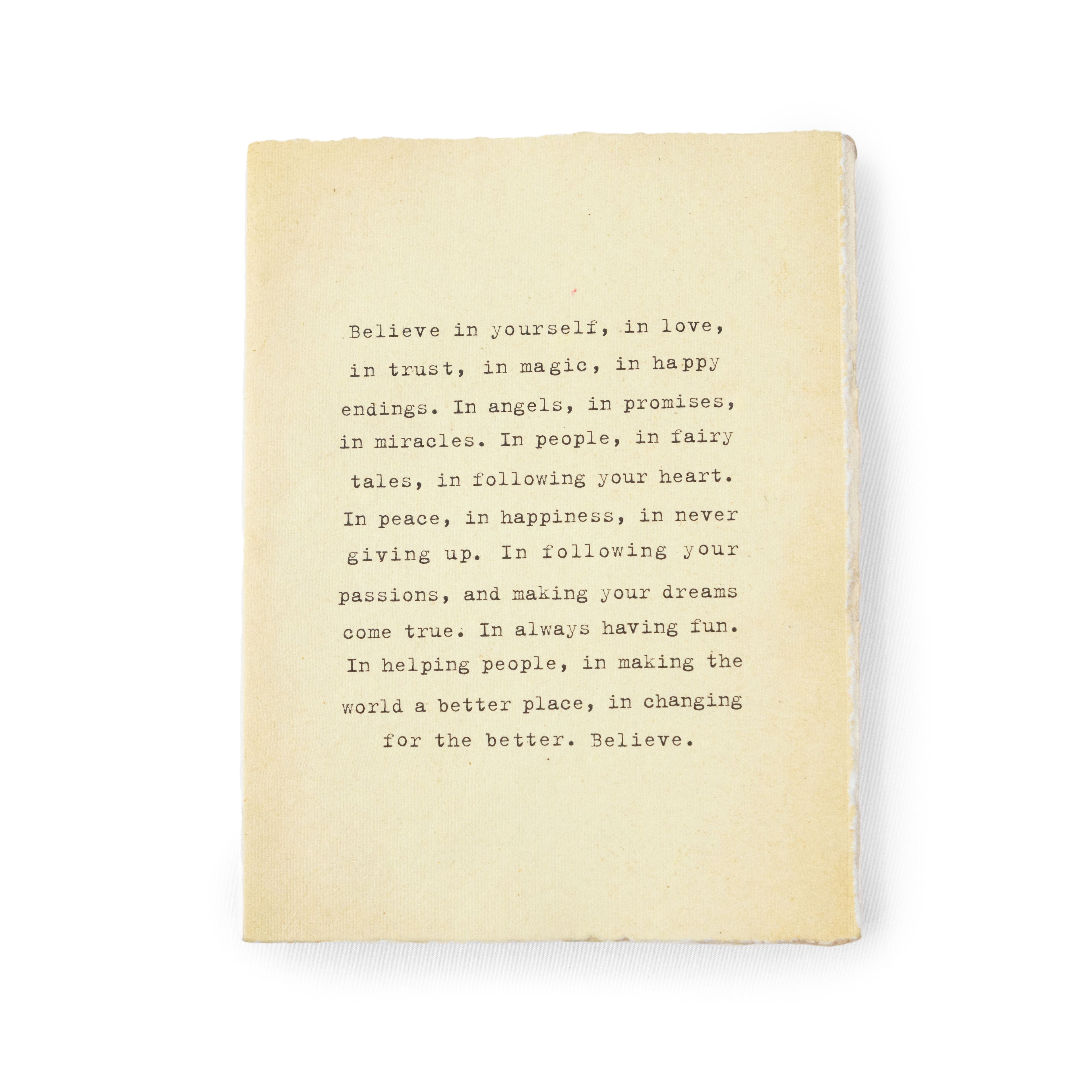 Deckled Edge Notebook - Large