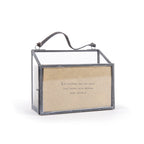 Zinc Frame Horizontal Holder for 50 Gathered Thoughts