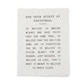 ***The True Spirit Of Christmas Handmade Paper Print - 12x16