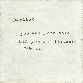 Darling You and I - Art Print