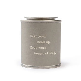 Encouragement Candle - Keep your head up