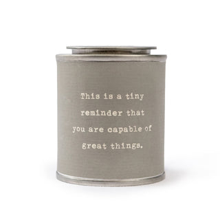 Encouragement Candle - This is a tiny reminder