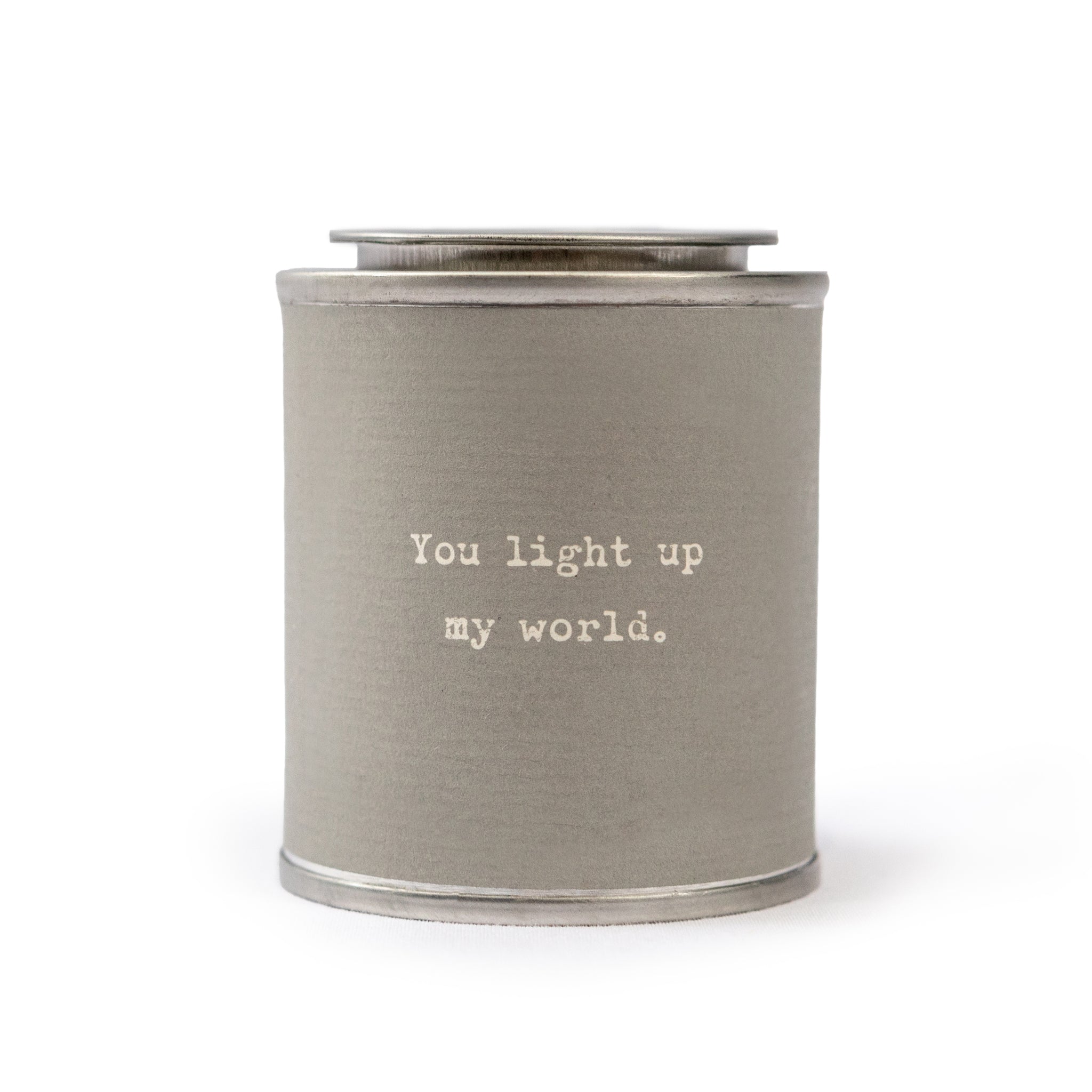 Encouragement Candle - You light up my world