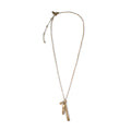***Shine On You Crazy Diamond Necklace - Brass 16"