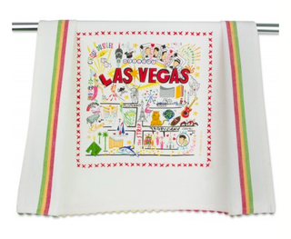 Las Vegas Dish Towel