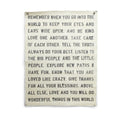 Remember When Hand Painted Wall Hanging 36" x 48" (size will vary)