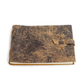 Scratched Leather Journal 14" x 10" - Brown