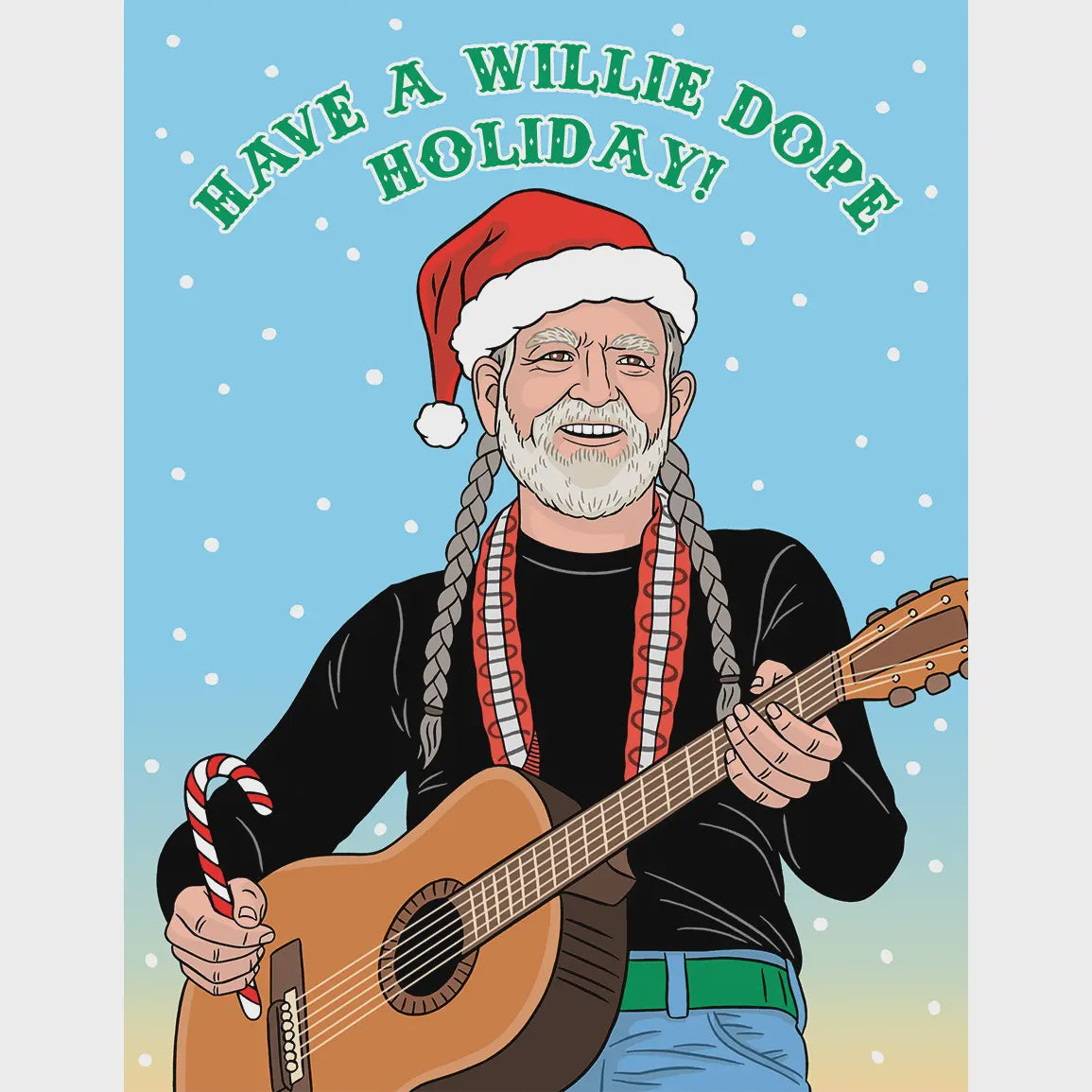 Willie Dope Holiday Christmas Card