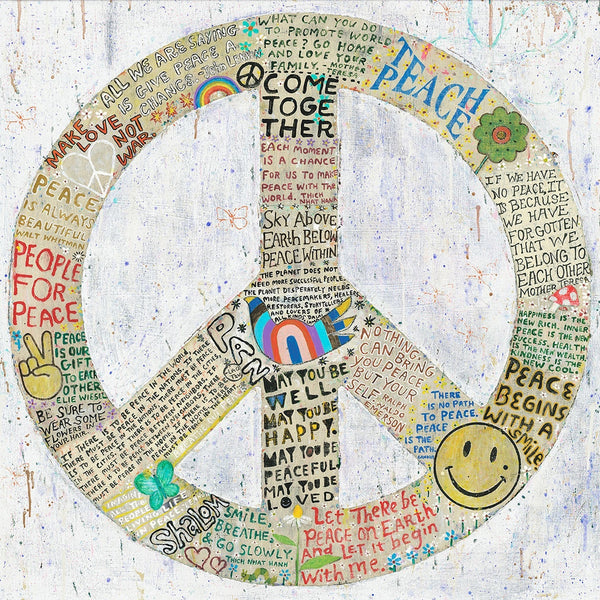 Choose Peace - White - Art Print – Sugarboo & Co