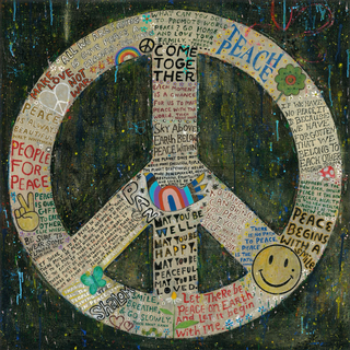 Choose Peace - Black - Art Print