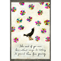 Coco Chanel (Grey Wood) - Art Print