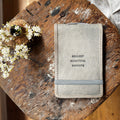 Collect Beautiful Moments Mini Signature Leather Journal - Stone