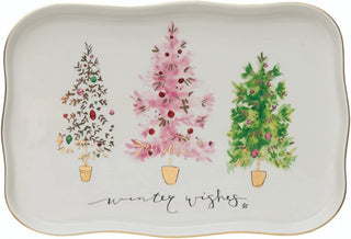 Stoneware Platter "Winter Wishes"