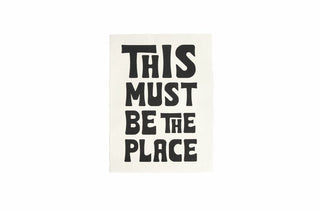 This Must Be The Place Handmade Paper Print - 12"x16"