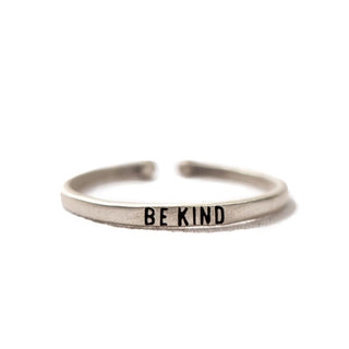 Be Kind Stackable Ring - Adjustable