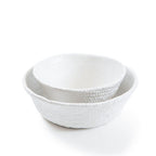 ***Cross Weave Ceramic Bowl