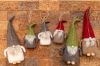 ***Felt Gnome Ornament with Grey Hat