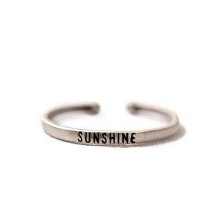 Sunshine Stackable Ring - Adjustable