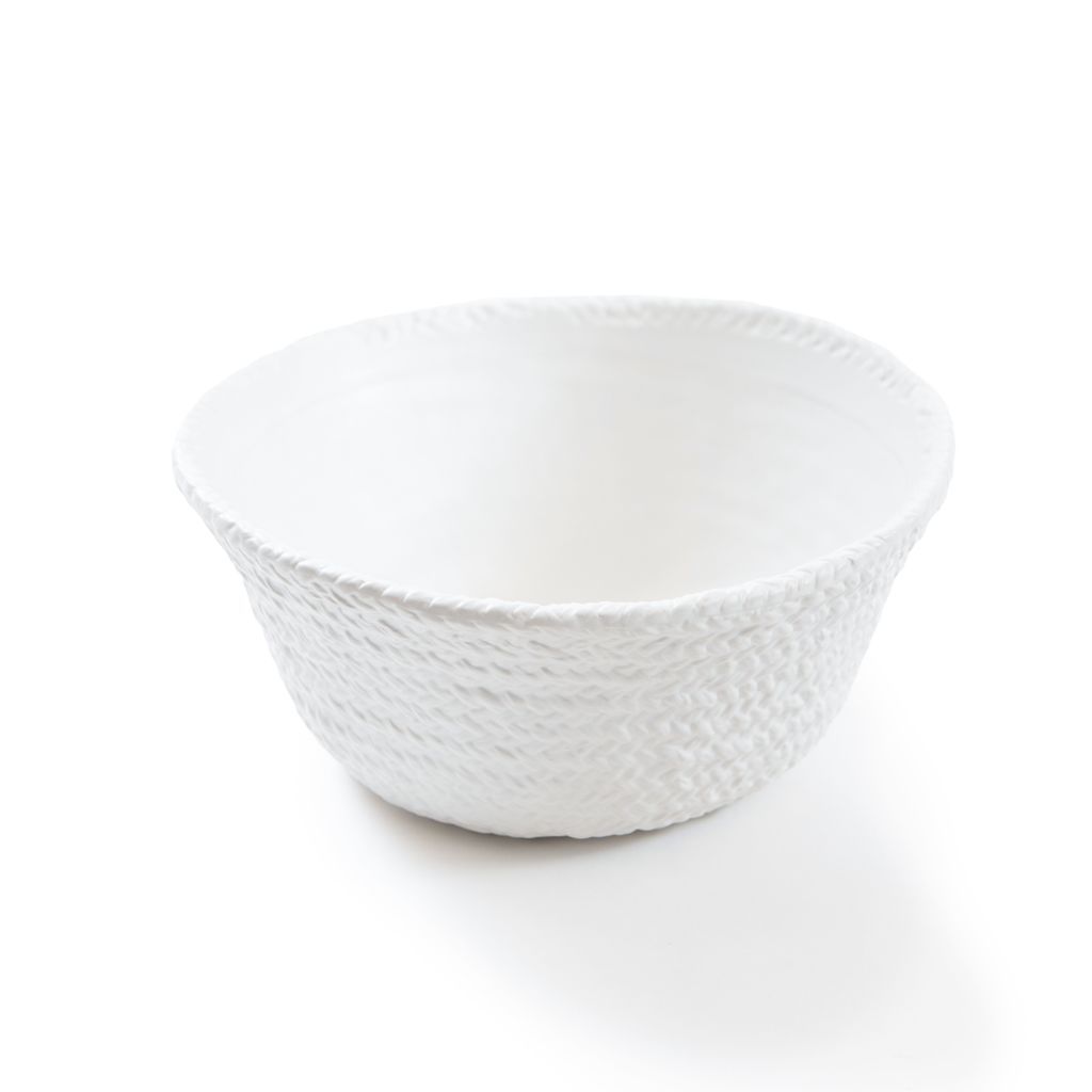 ***Cross Weave Ceramic Bowl