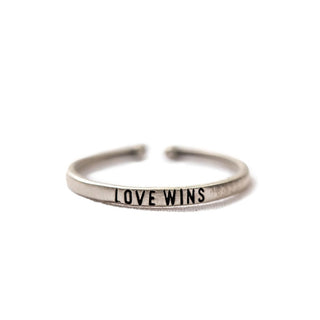 Love Wins Stackable Ring - Adjustable