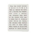 ***Twas The Night Before Christmas Handmade Paper Print - 12x16