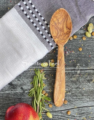 Olive Wood Appetizer Spoon