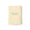 ^Little Book Of Gratitude in Cream - Deckled Edge Little Book of Collection 2" x 3"