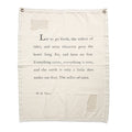 ***W.B. Yeats Canvas Wall Hanging 31.5" x 40"